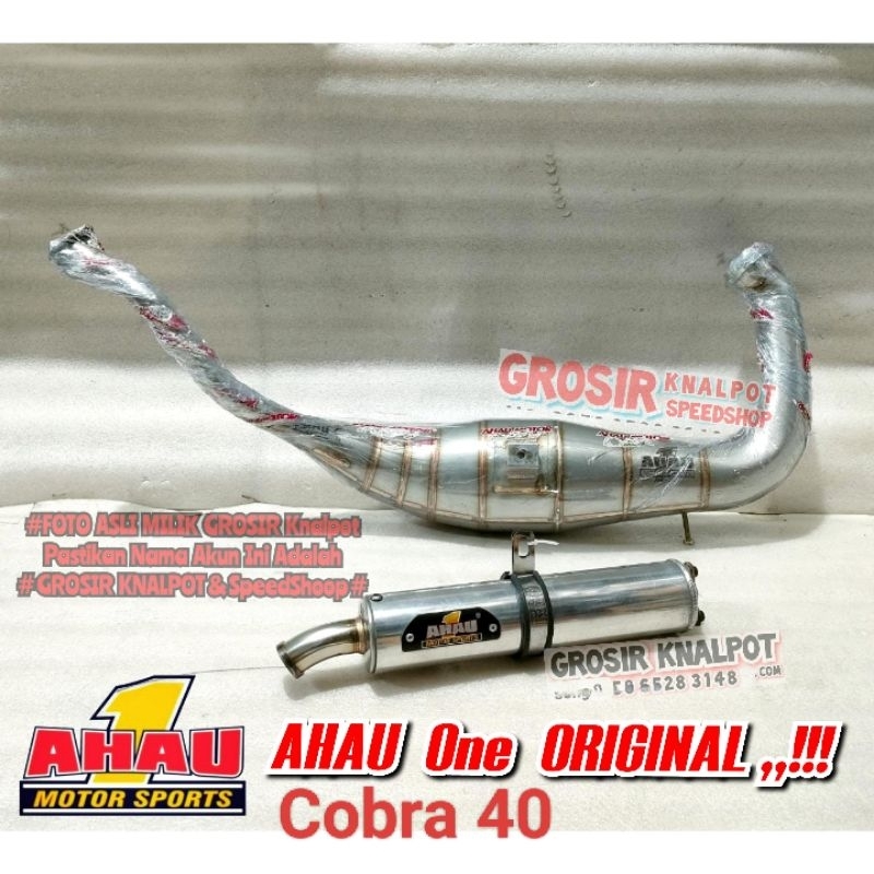 Jual Knalpot AHAU One Ahau1 ORIGINAL Stainles Model Cobra Big Vol C 41 ...