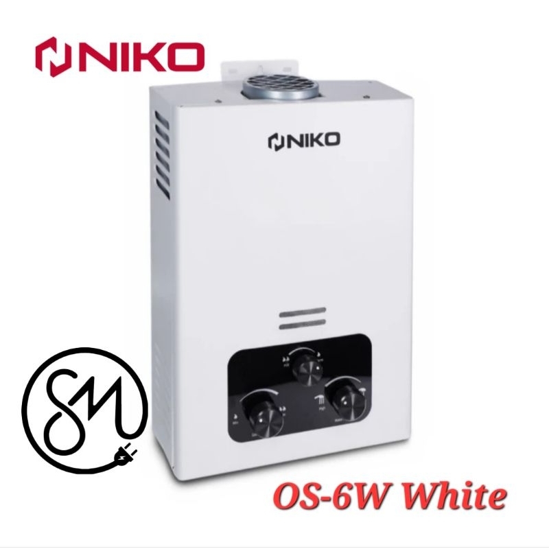 Jual Gas Water Heater Niko OS 6B 6 L Liter OS6B W G Onsen Pemanas air ...