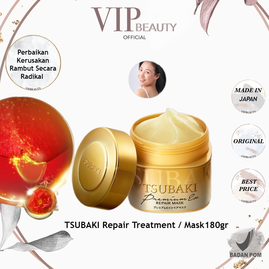 Jual TSUBAKI Premium Ex Intensive Repair Treatment / Mask 180gr ...