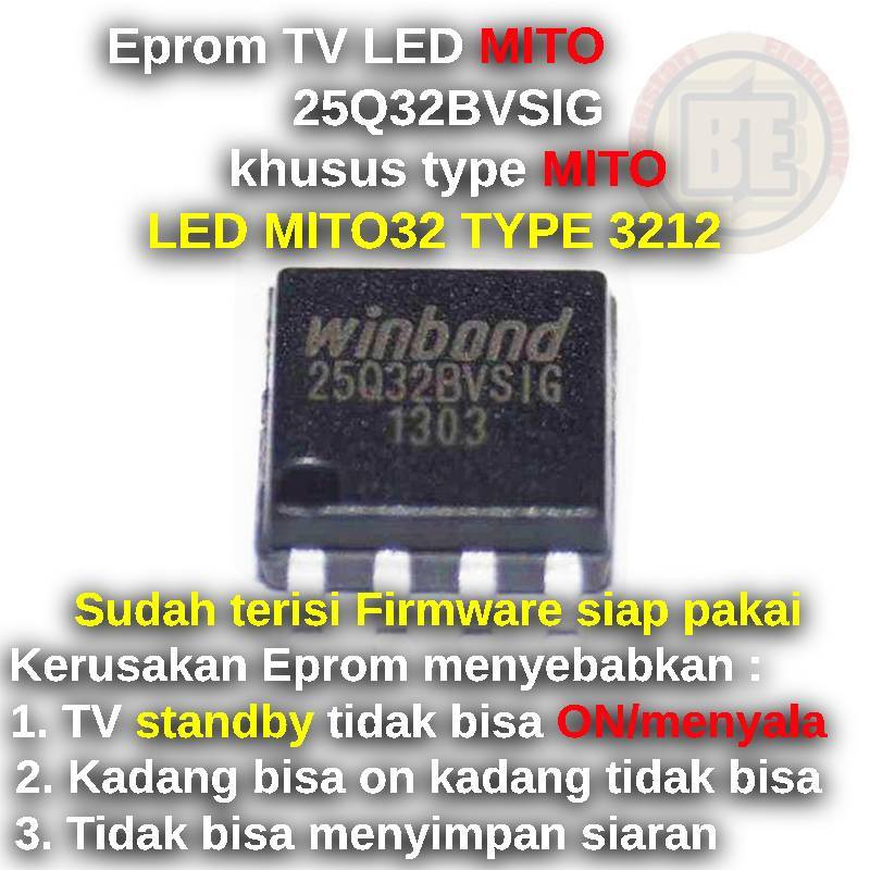 Jual Ic Eprom Firmware TV MITO LED MITO32 TYPE 3212 | Shopee Indonesia