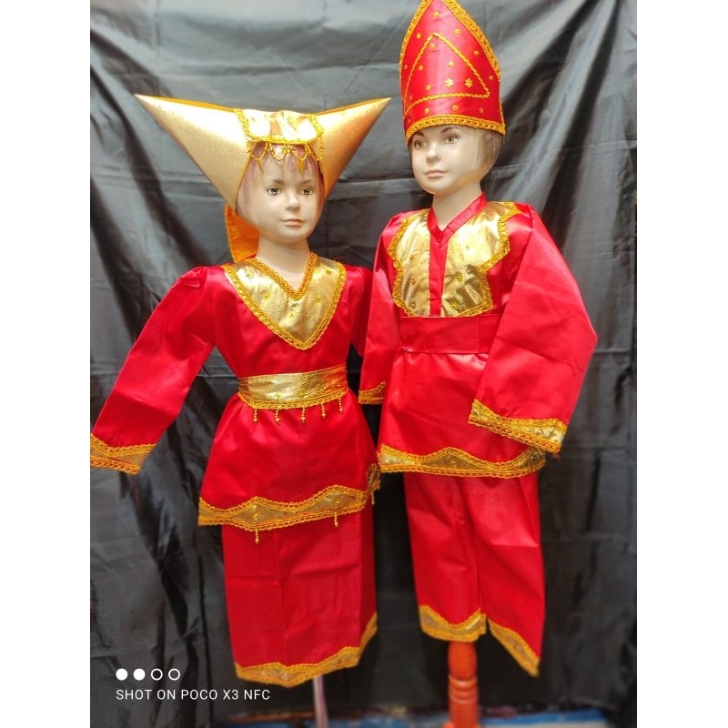 Jual Baju Tari Anak Pasangan/ Baju Karnaval Anak / Baju Padang/ Baju ...