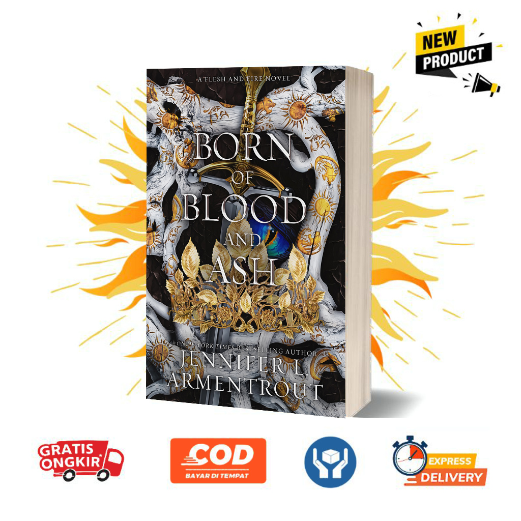 Jual Born of Blood and Ash (Flesh and Fire, 4) by Jennifer L. Armentrout (English) Shopee