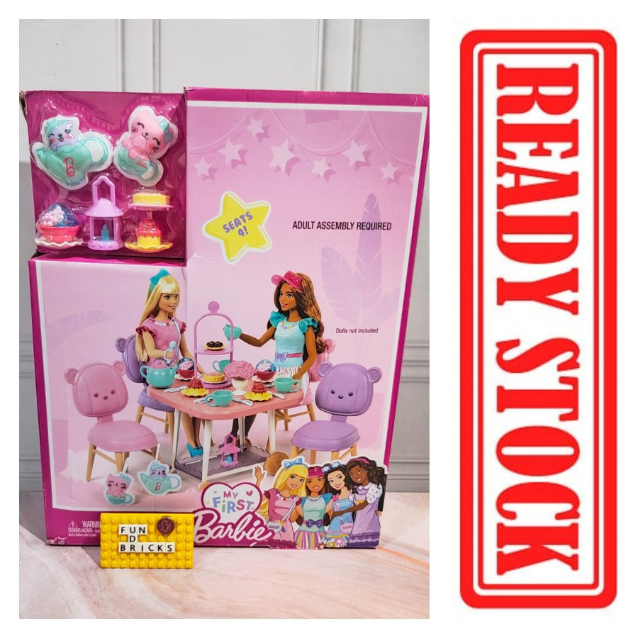 Jual Mattel My First Barbie Tea Party Playset | Shopee Indonesia