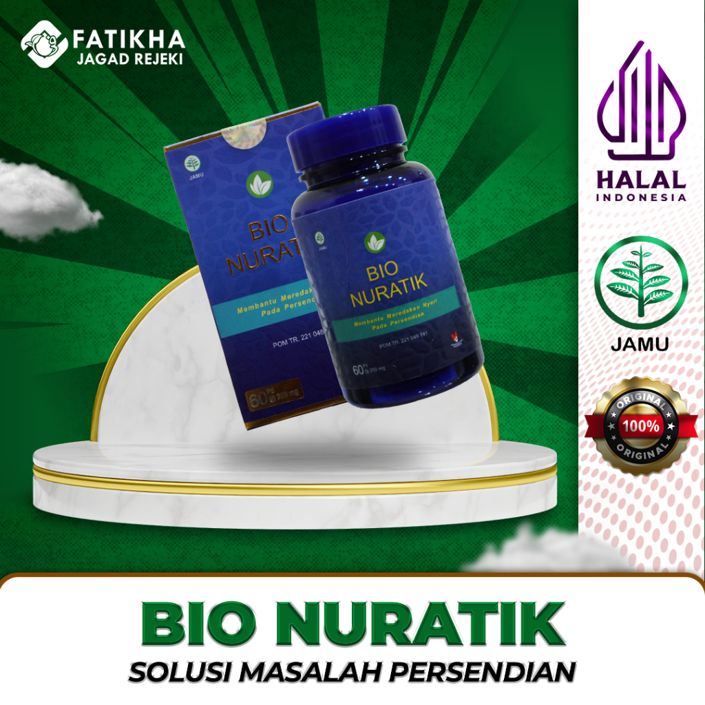 Jual Bio Nuratik Asli Original Obat Untuk Nyeri Sendi Rematik Asam Urat