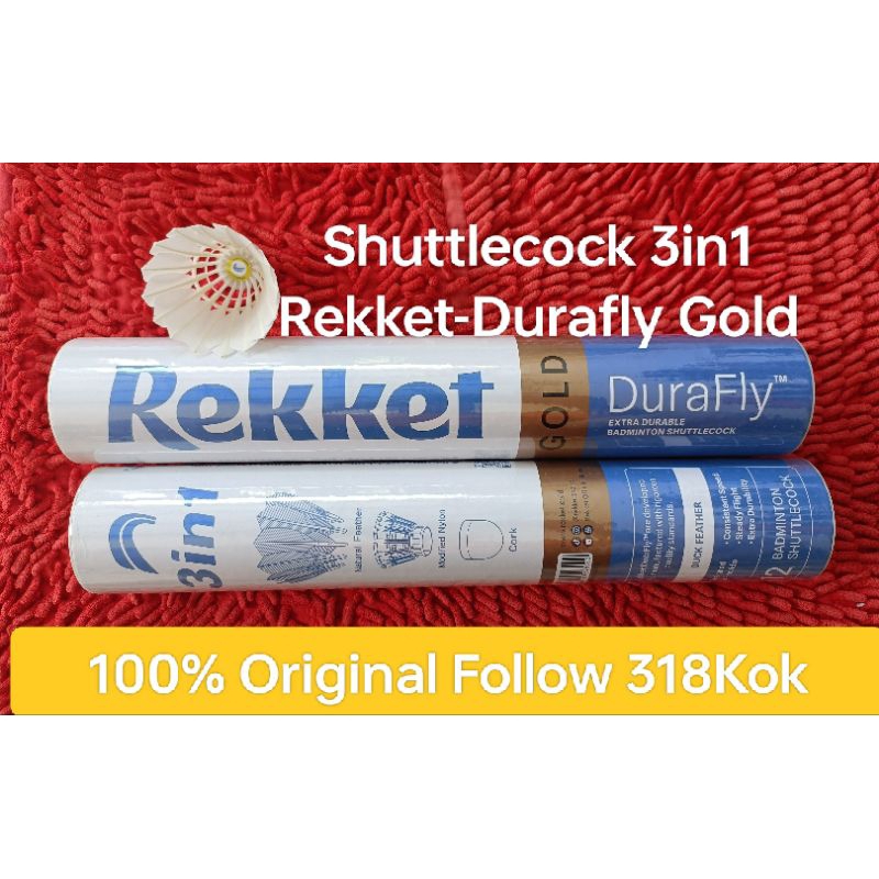 Jual Shuttlecock 3in1 Rekket GOLD | Shopee Indonesia