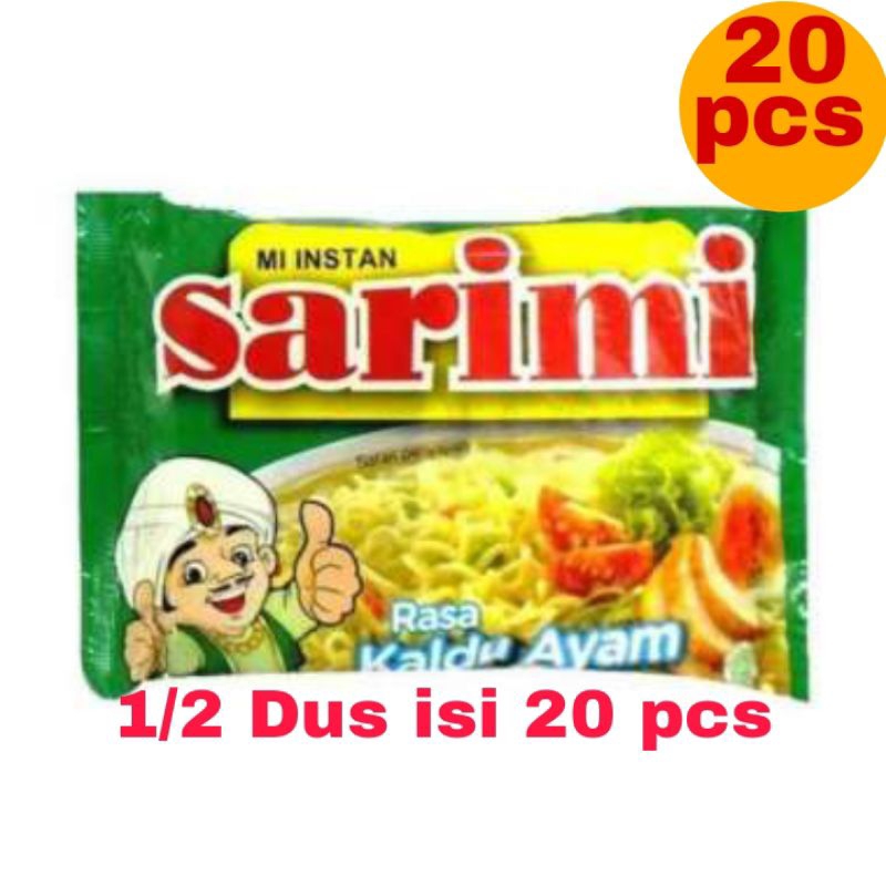 Jual Mie instan Sarimi Rasa Kaldu Ayam 70 gr 1/2 Dus isi 20 pcs ...
