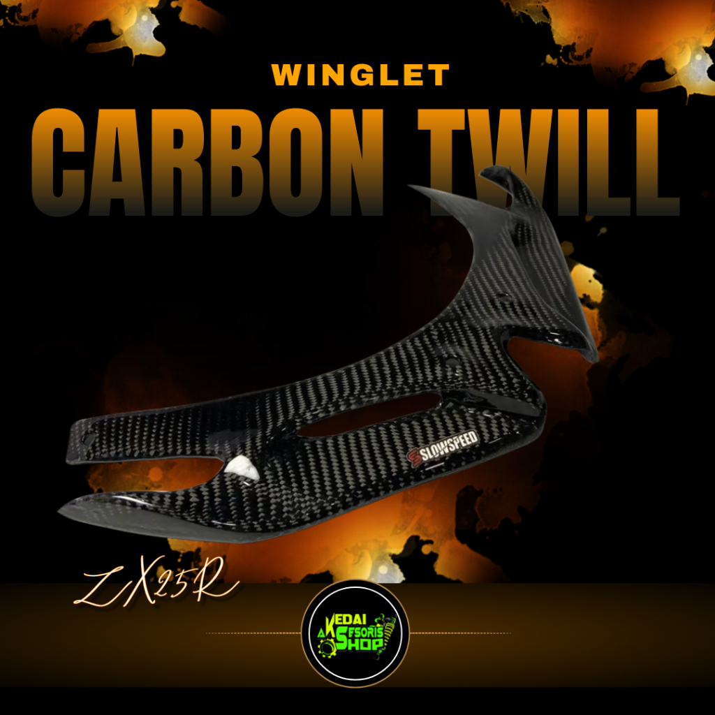 Jual WINGLET CARBON PNP ZX25R | Shopee Indonesia