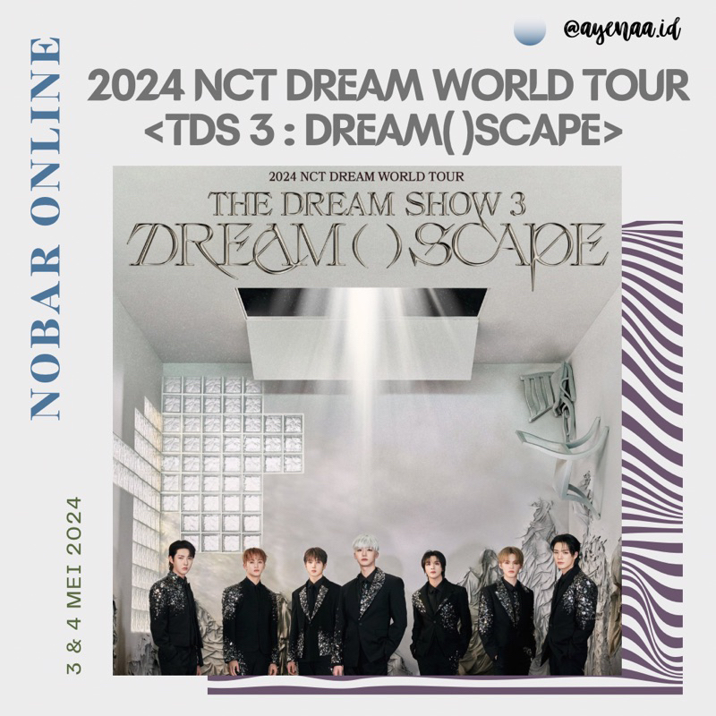 Jual SHARING NOBAR ONLINE TDS3 2024 NCT DREAM WORLD TOUR THE DREAM SHOW