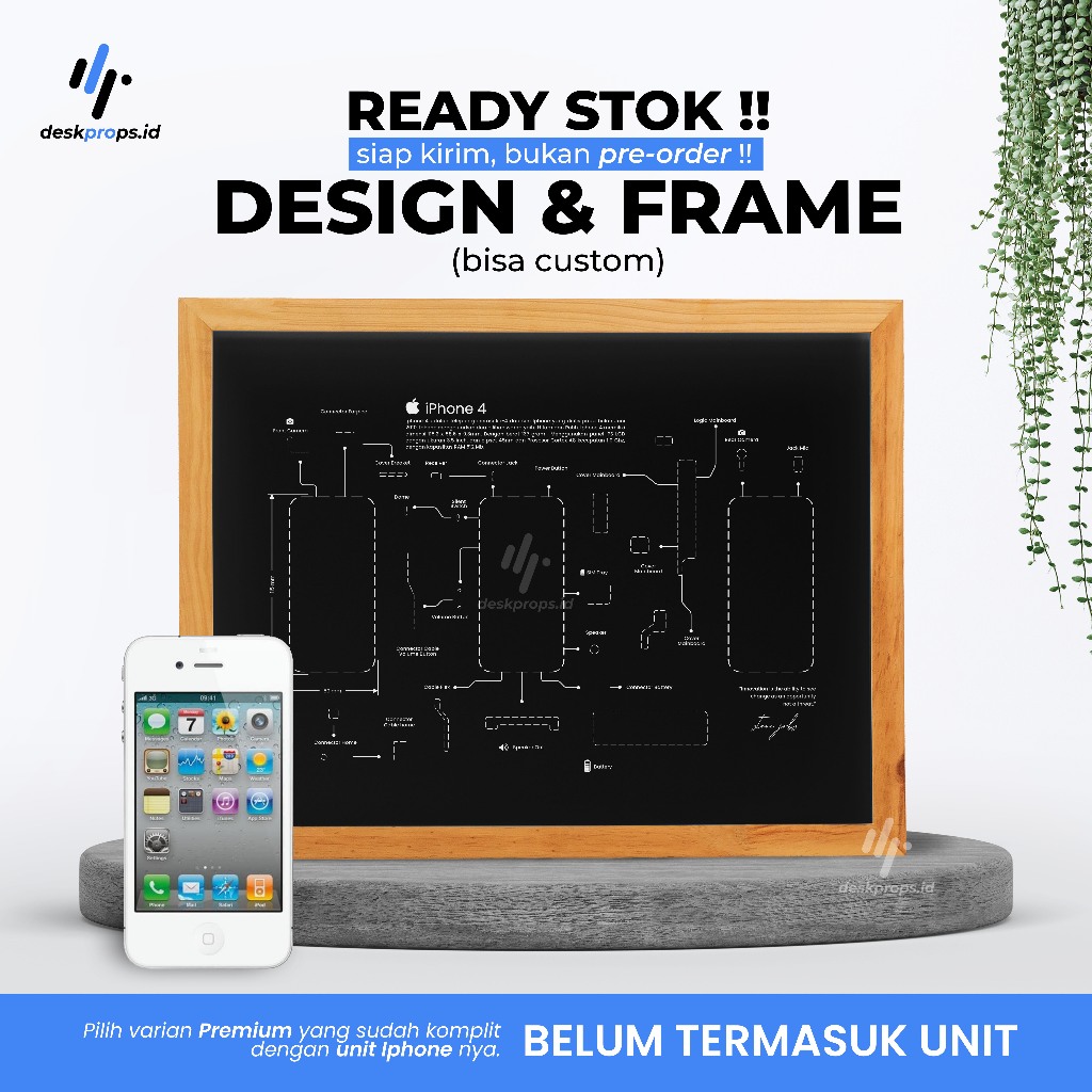 Jual Desain & Bingkai Artwork Khusus iPhone 4 - Frame Kayu | Background ...