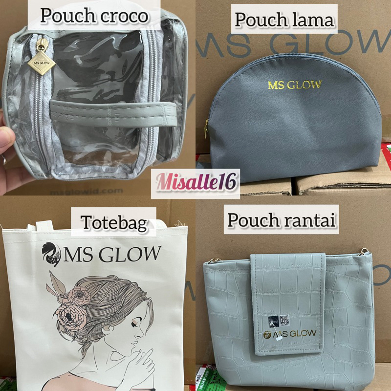 Jual pouch ms glow / tote bag ms glow / pouch ms glow termurah | Shopee