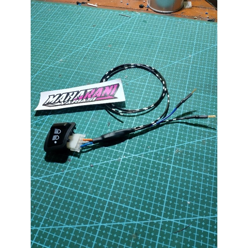 Jual Rangkaian saklar lampu off- dekat- jauh on off dim Vario LED old