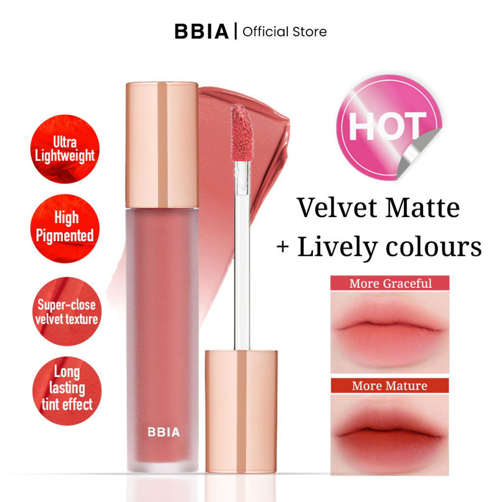 Jual PROMO BBIA - Last Velvet Lip Tint Hottes / Flower / Note | Shopee ...