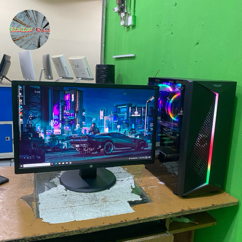 Jual Pc Paketan Gaming Ryzen 5 3600 Ram 32gb Ssd 512gb Vga Rtx Msi 2060 6gb Monitor Hp 24inch 5100