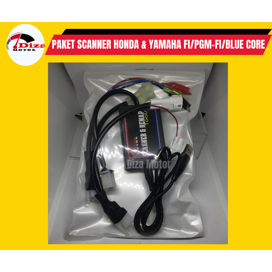 Jual TERMURAH PAKET SCANNER SCAN SEPEDA MOTOR HONDA DAN YAMAHA VERSI ...