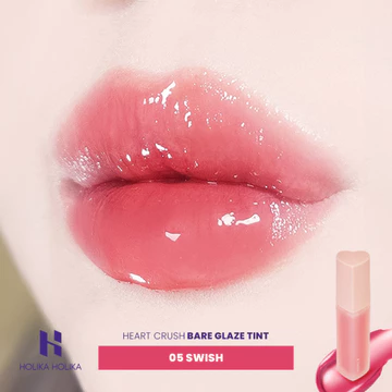 Holika Heart Crush Bare Glaze Tint Tinted Lip Glaze With Natural Stain