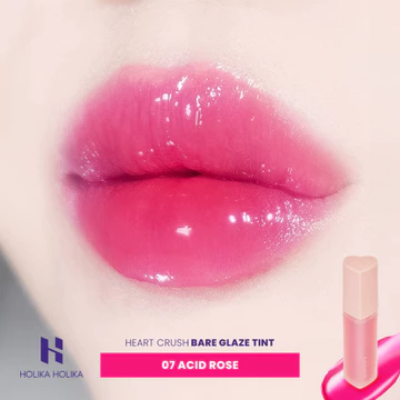 Holika Heart Crush Bare Glaze Tint Tinted Lip Glaze With Natural Stain