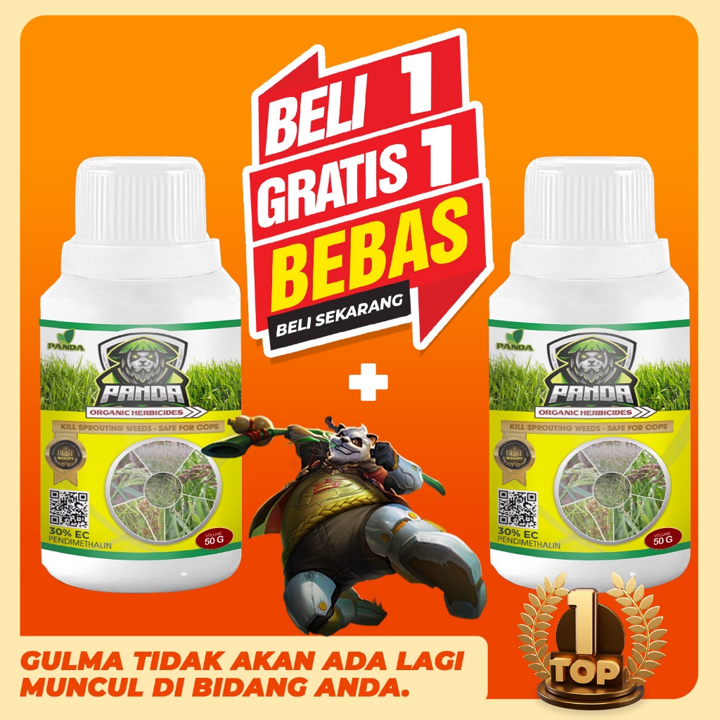 Jual [Beli 1 gratis 1] Herbisida Panda - Memusnahkan lebih dari 100 ...