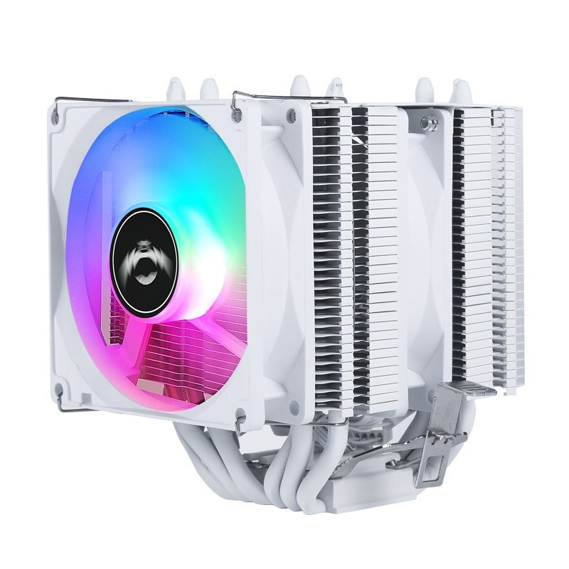Jual QIUZAIM DB 920 WHITE CPU / PC COOLER RGB 90MM DUAL FAN - 6 Pipes ...