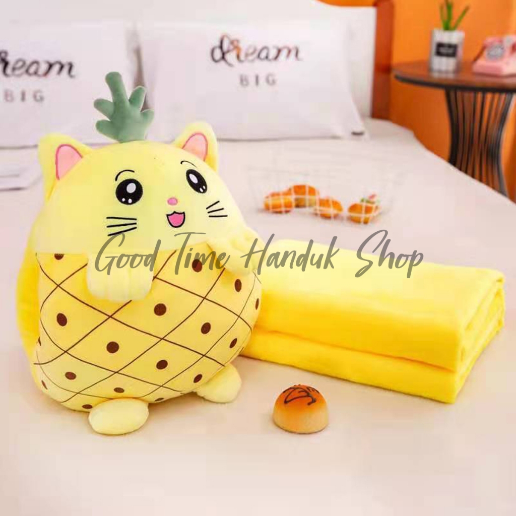 Jual Bantal Selimut / Boneka Selimut Balmut Karakter Buah & Hewan 2 In ...