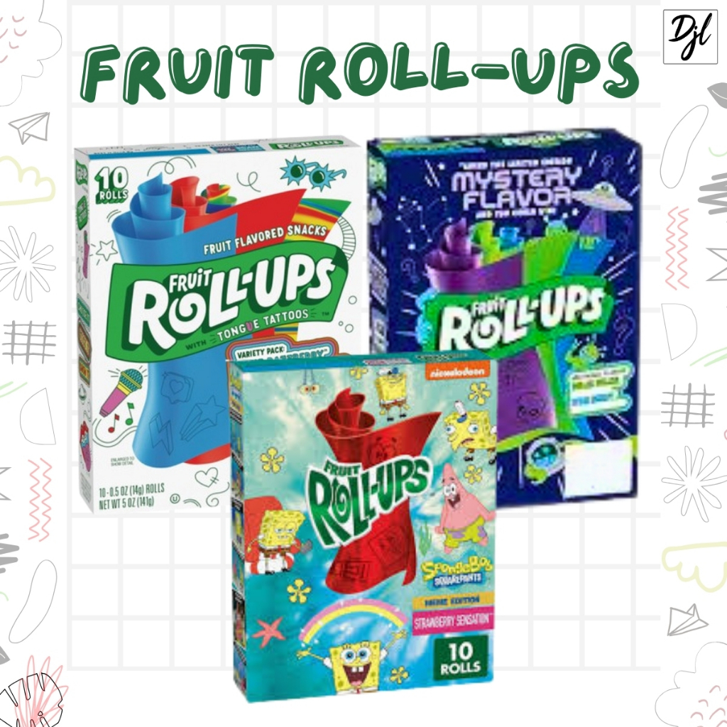 Jual Fruit RollUps Variety Pack 141g Permen Aneka Rasa isi 10 Roll 1