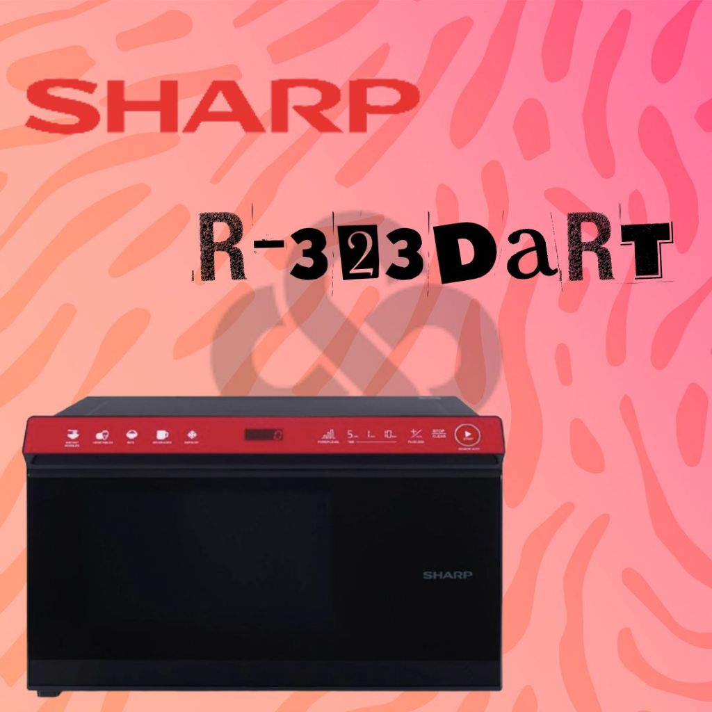 Jual Sharp R323DART Microwave Solo 23 Liter 850 Watt R 323 DA RT R323 ...