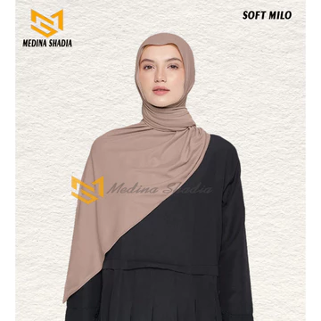 Medina Shadia Pashmina Kaos Rayon Premium Style Korean Hijab Simple New Edition Turkey Shawl