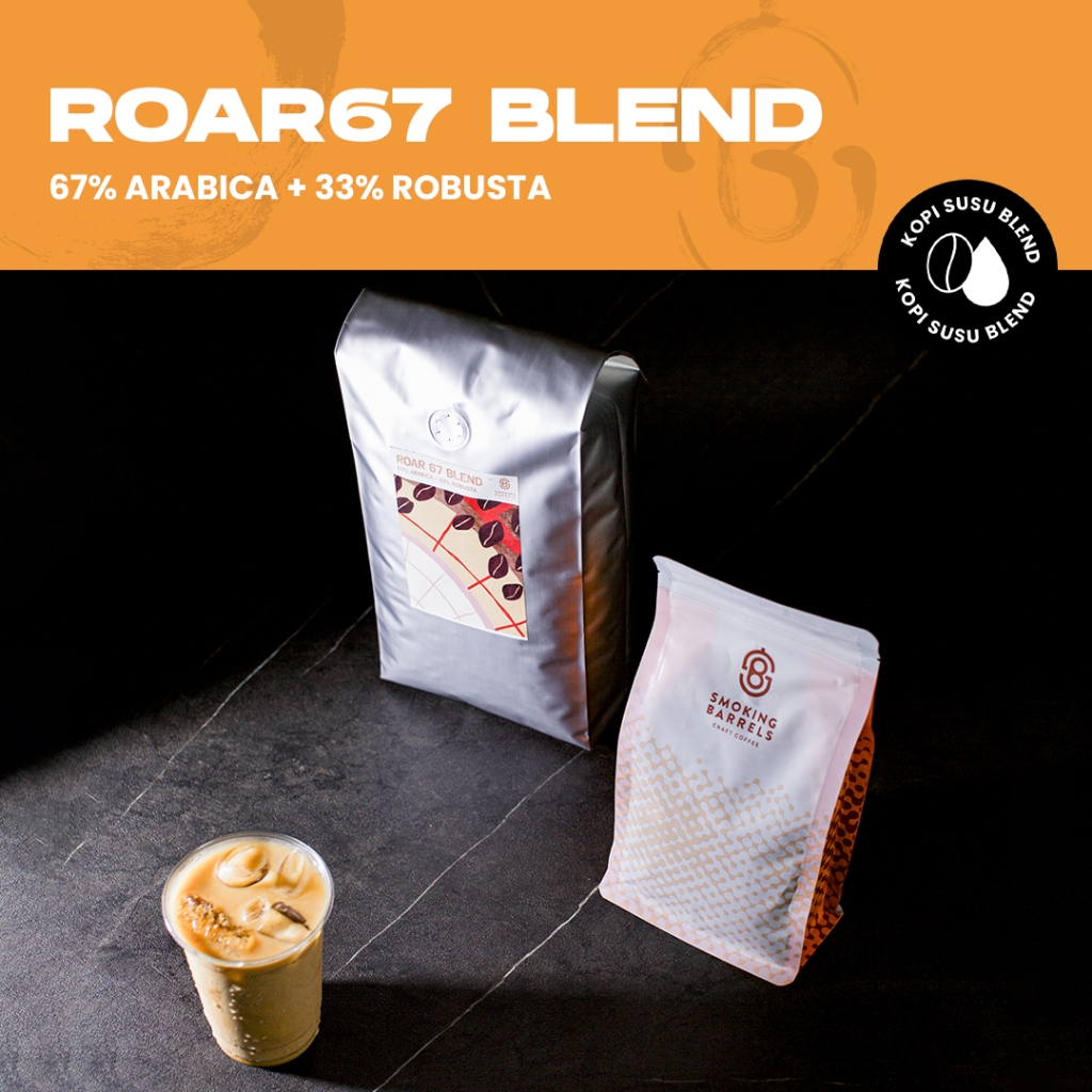 Jual ROAR 67 BLEND 250gr Dark Roast Bubuk/Biji Kopi Es Kopi Susu