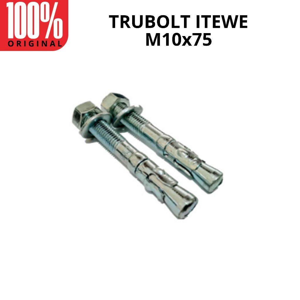 Jual TRUBOLT WEDGE ANCHOR M10x75 / DYNABOLT M10 x 75 mm | Shopee Indonesia