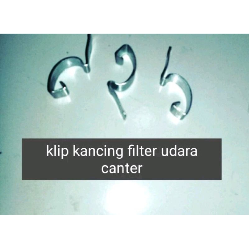 Jual klip kancing filter udara canter ps110/ps125/klip kancing filter ...