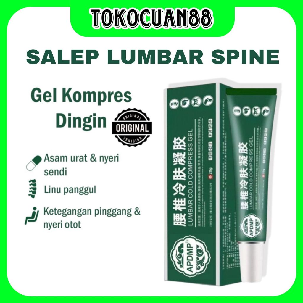 Jual APDMP SALEP LUMBAR SPINE COOLING GEL 20gr PEREDA SAKIT SENDI ...