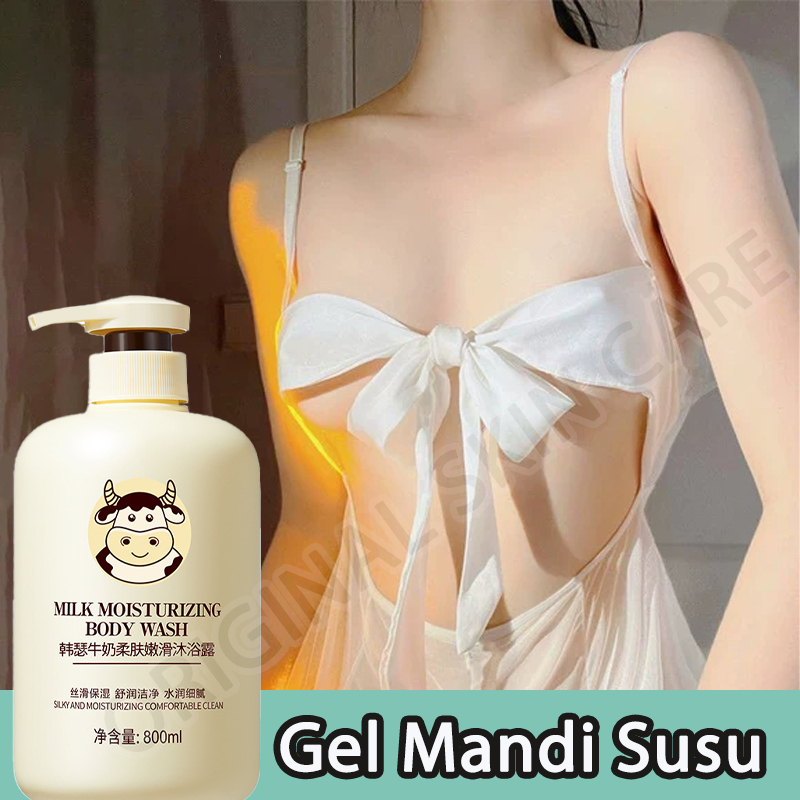 Jual Sabun Mandi Pemutih Badan Gel Mandi Susu 800ML 100 Original