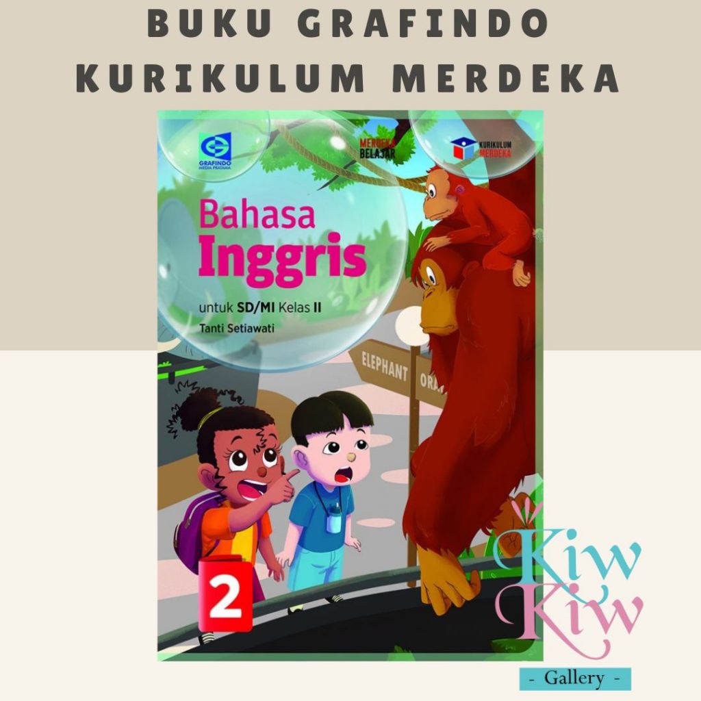 Jual Buku Bahasa Inggris Kelas 2 SD/MI Kurikulum Merdeka - Grafindo ...