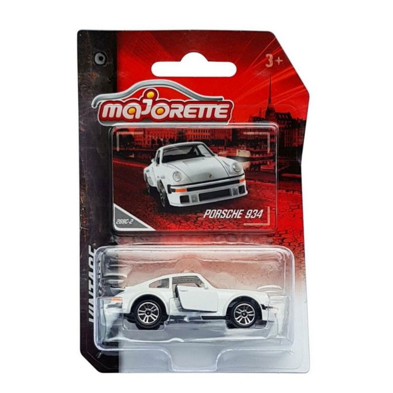 Miniature Porsche 934 Blanche Majorette 1:57 - En Boîte Avec Carte, Collection Voiture