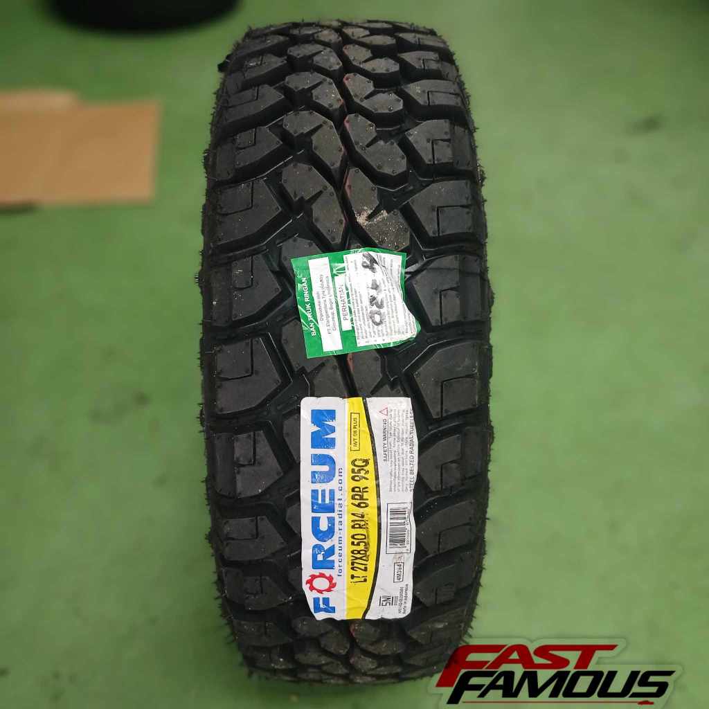 Jual Ban Cangkul R14 ukuran 27x850 Merek forceum Ban mobil R14 Cangkul ...