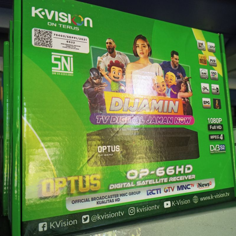 Jual RECEIVER RESIVER PARABOLA K VISION OPTUS Shopee Indonesia