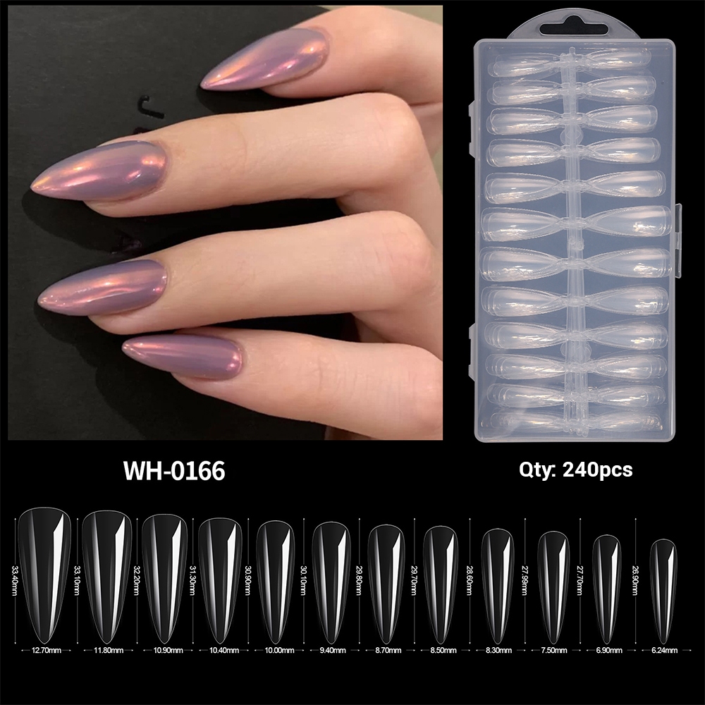 Jual Cod Soft Gel Tip Pcs Nail Extension Soft Fake Nails Full