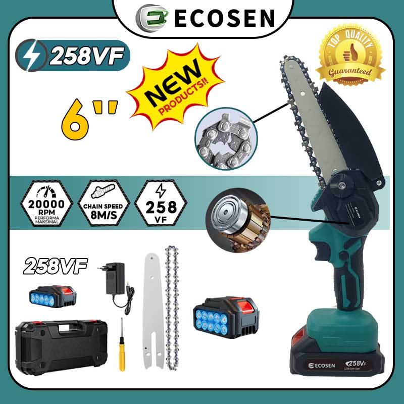 Jual Ecosen Mesin Gergaji Inch Gergaji Tanpa Kabel Gergaji Baterai Gergaji Rantai Elektrik