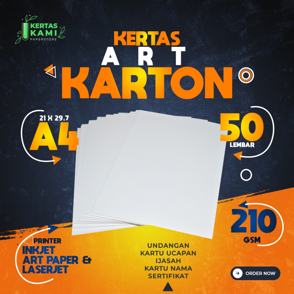 House Of Card & Paper A3 Karton Schwarz - 210 G/m², 50 Blatt Premium-Packung