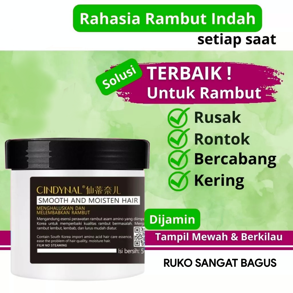 Jual BPOM Cindynal Hair Mask Treatmen Masker Rambut Rusak Dan Kering ...
