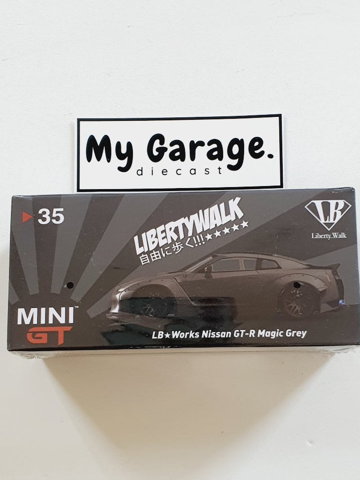 Jual Mini GT no 35 - Nissan GT-R R35 Magic Grey | Shopee Indonesia