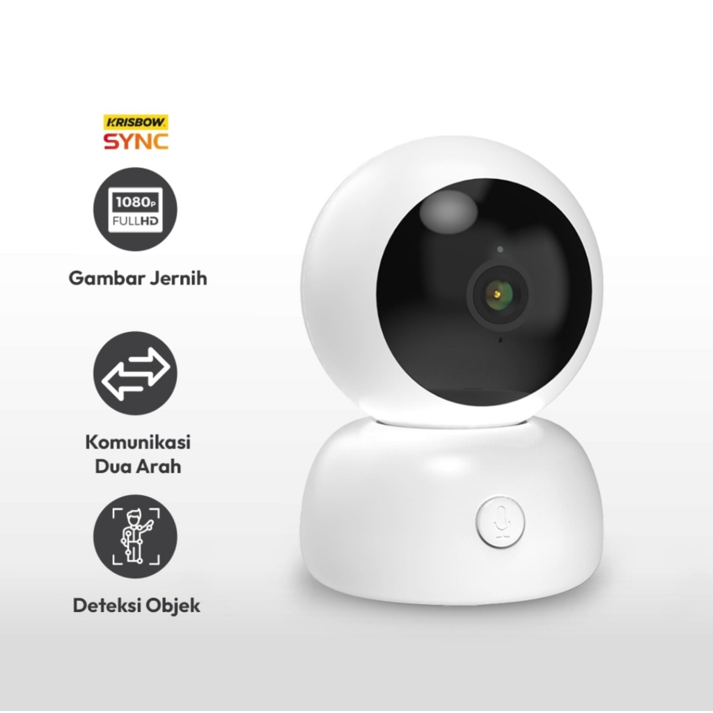 Krisbow Sync Ip Camera Wifi Pt Speed 3mp