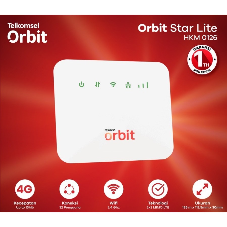 Jual Huawei HKM0126 Orbit Star Lite Router 4G LTE Telkomsel Modem WiFi ...