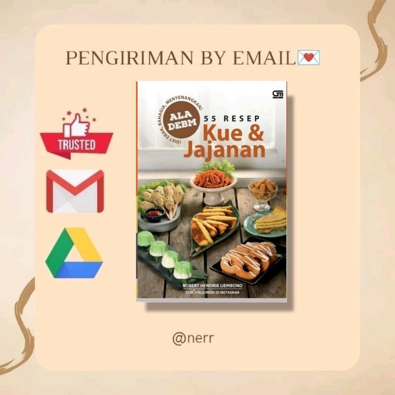 Jual [𝐈𝐧𝐝𝐨𝐧𝐞𝐬𝐢𝐚] 55 Resep Kue & Jajanan Ala DEBM | Shopee Indonesia