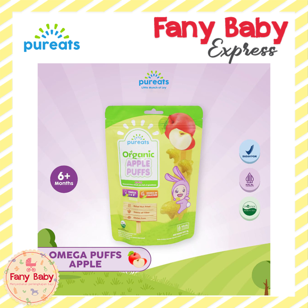 Jual PUREATS ORGANIC PUFFS 30GR - SNACK BUAH BAYI | Shopee Indonesia