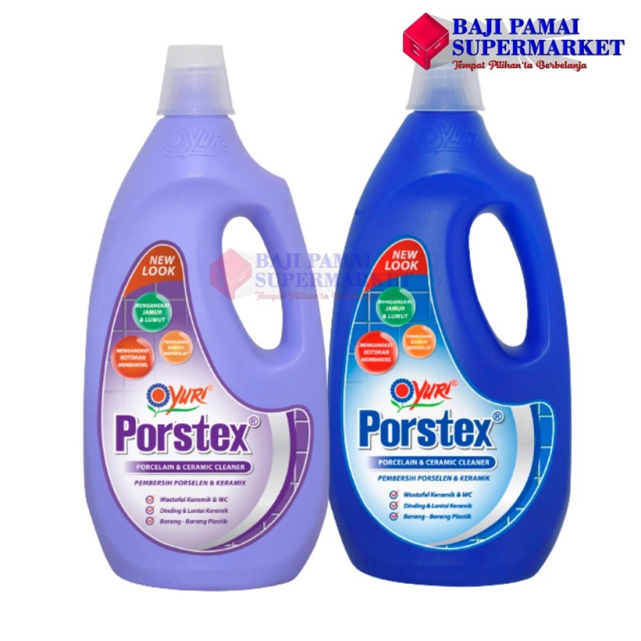 Jual Yuri Porstex Porcelain & Ceramic Cleaner 1000 ml | Shopee Indonesia