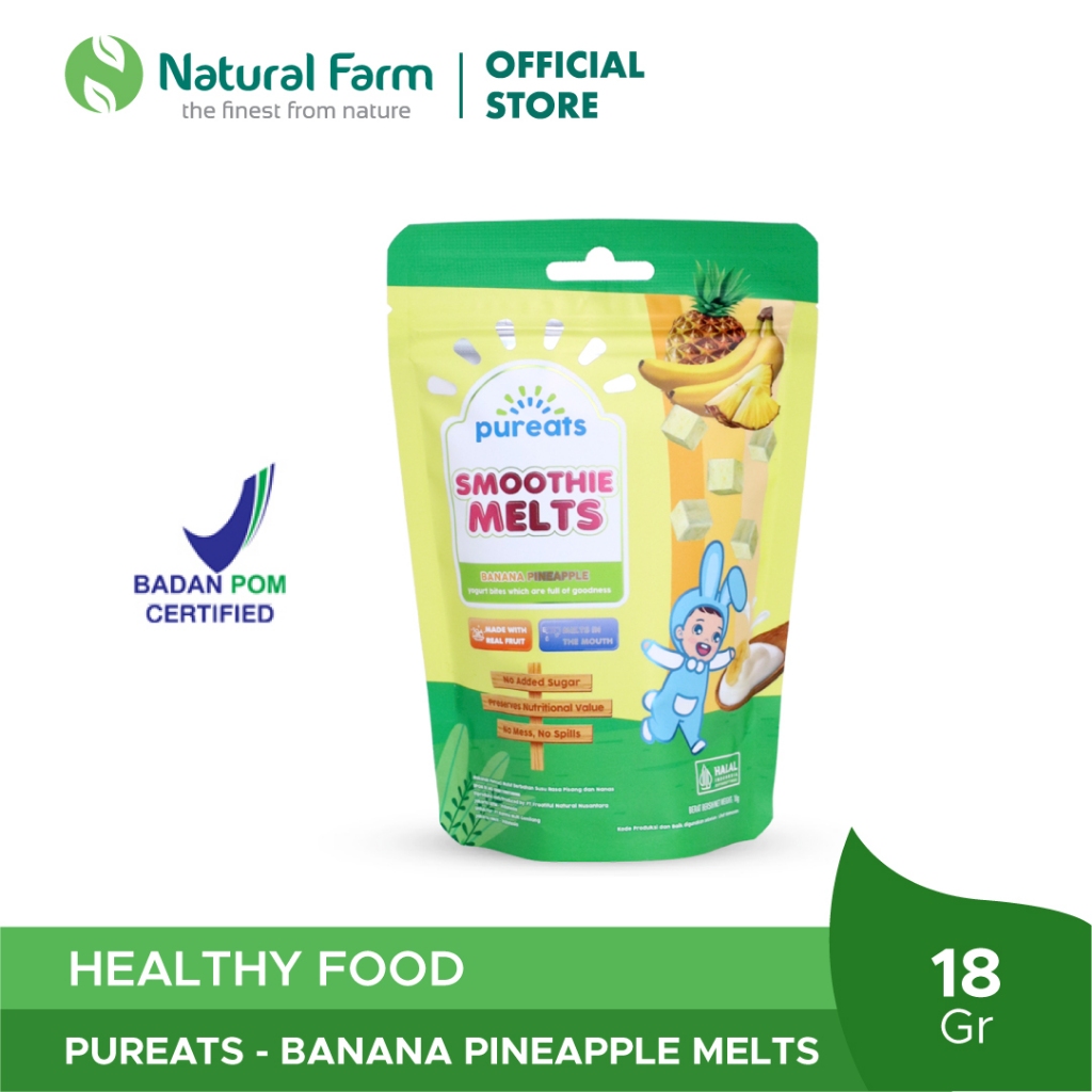 Jual Pureats Smoothie Melts Banana Pineaple - 18gr | Shopee Indonesia