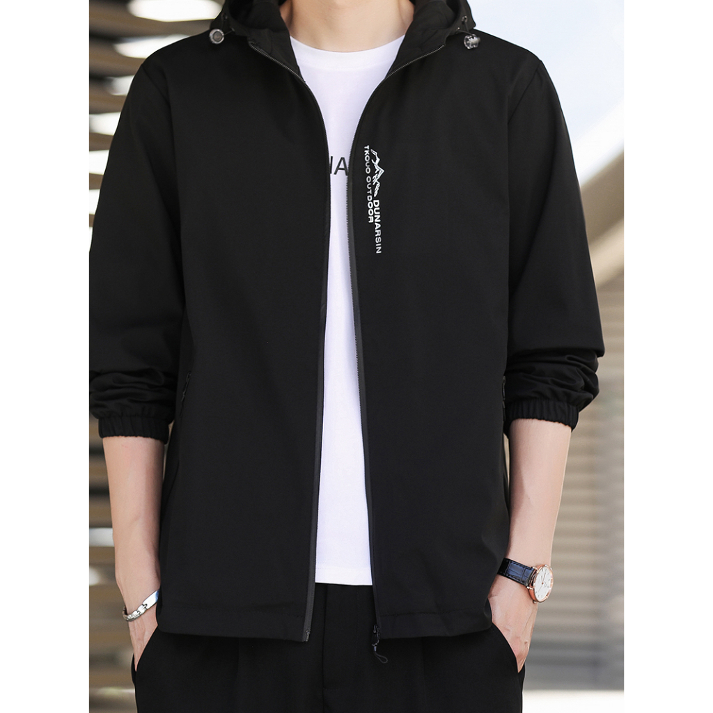 Jual Disai - Jaket Pria Waterproof Anti Angin Jaket Hoodie Motor Casual ...