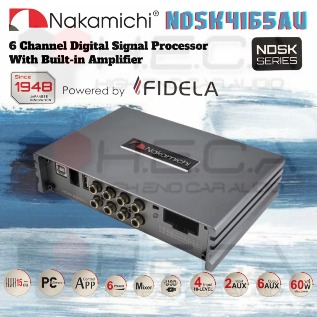 Jual Nakamichi NDSK-4165AU DSP 6ch Built In Power Amplifier 4ch ...