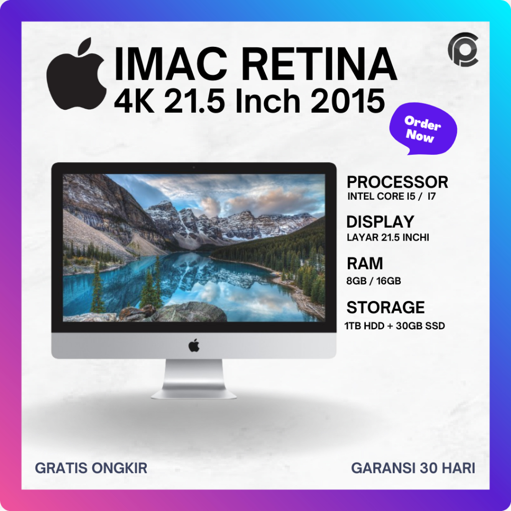 Jual Imac Retina 4K 21.5 Inch 2015 Second Bergaransi | Shopee Indonesia