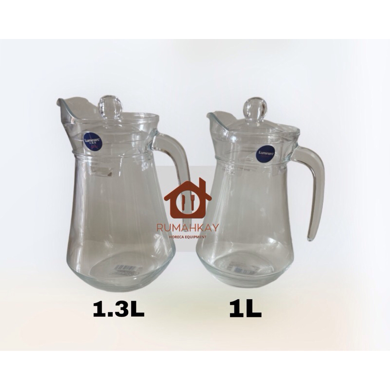 Jual Luminarc Pitcher Kaca Teko Arc Jug Air Dengan Tutup Shopee